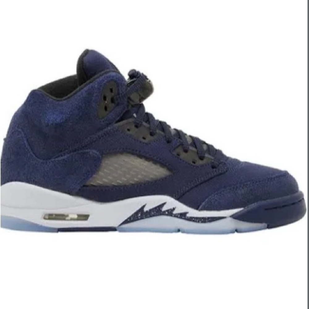 Jordan Dark Blue and Black Sneakers